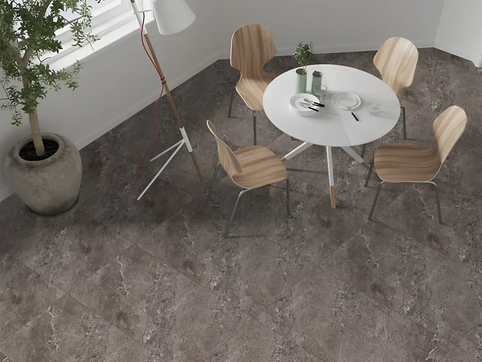 Carrelage sol / mur effet marbre gris LUMOS GREY l.60 x L.120 cm Mat-Limcaro Sale