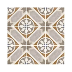 Aelle Carrelage Carrelage sol / mur effet ciment motif coloré 20x20 cm ART NOUVEAU APOLLO COLOUR