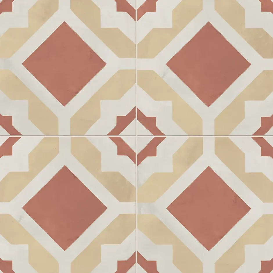 Carrelage sol / mur effet ciment vieilli 20x20 cm TERRA ART GEOMETRIA T.C-Aelle Carrelage Sale