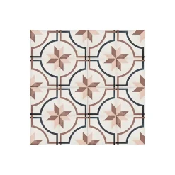 Carrelage sol / mur effet ciment motif coloré 20x20 cm ART NOUVEAU EMBASSY COLOUR-Aelle Carrelage Outlet