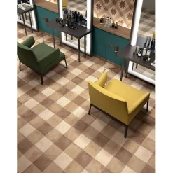 Carrelage sol / mur effet ciment 20x20 cm TERRA AVORIO-Aelle Carrelage Sale