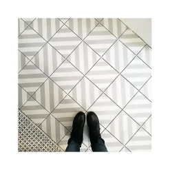 Carrelage sol / mur effet ciment gris 20x20 cm MAORI GOROKA GRIS-Aelle Carrelage Online