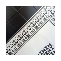 Aelle Carrelage Carrelage sol / mur effet ciment mmotif feutré 20x20 cm VODEVIL BELLARIA 3 ANGLE