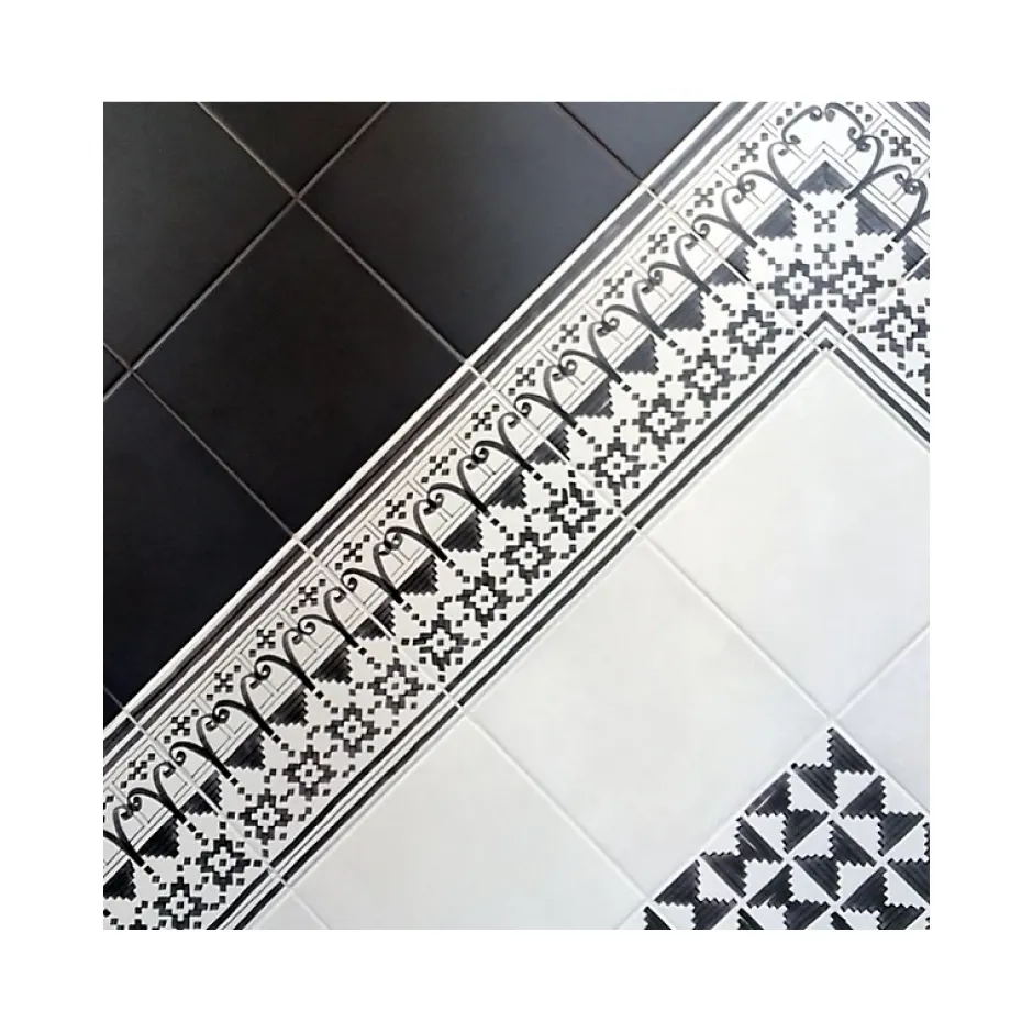 Aelle Carrelage Carrelage sol / mur effet ciment mmotif feutré 20x20 cm VODEVIL BELLARIA 3 ANGLE