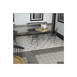 Carrelage sol / mur effet ciment motif coloré 20x20 cm ART NOUVEAU MUSIC HALL-Aelle Carrelage Sale