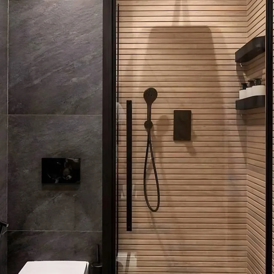 Aelle Carrelage Carrelage sol / mur effet bois bambou relief 60x120 cm ARTWOOD RIBBON NATURAL