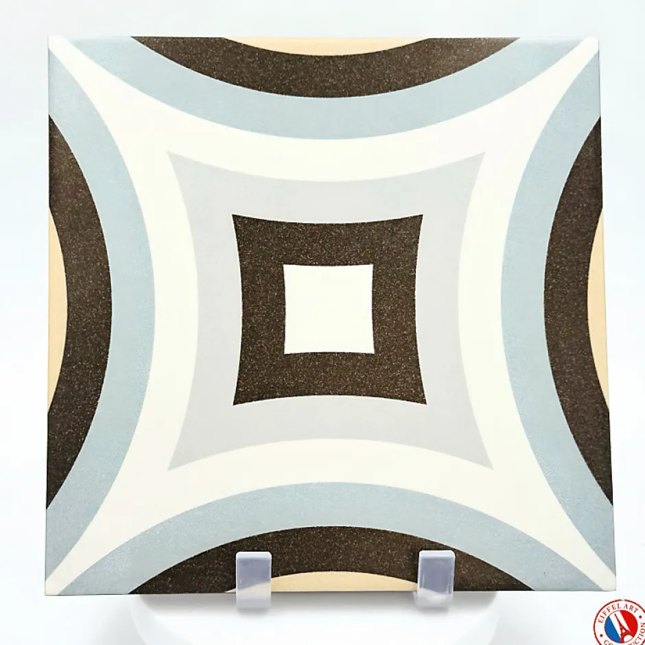 Aelle Carrelage Carrelage sol / mur effet ciment 20x20 cm 1900 DORDA 20 x 20 cm Carrelage aspect carreaux de ciment