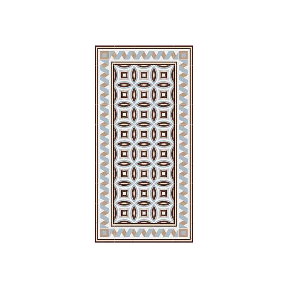 Aelle Carrelage Carrelage sol / mur effet ciment 20x20 cm 1900 DORDA 20 x 20 cm Carrelage aspect carreaux de ciment