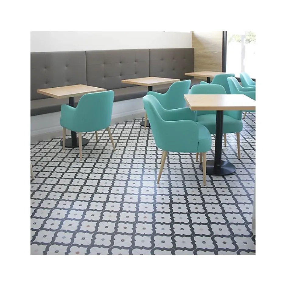 Carrelage sol / mur effet ciment anthracite 20x20 cm MAORI LADAKHI GRAFITO-Aelle Carrelage Online