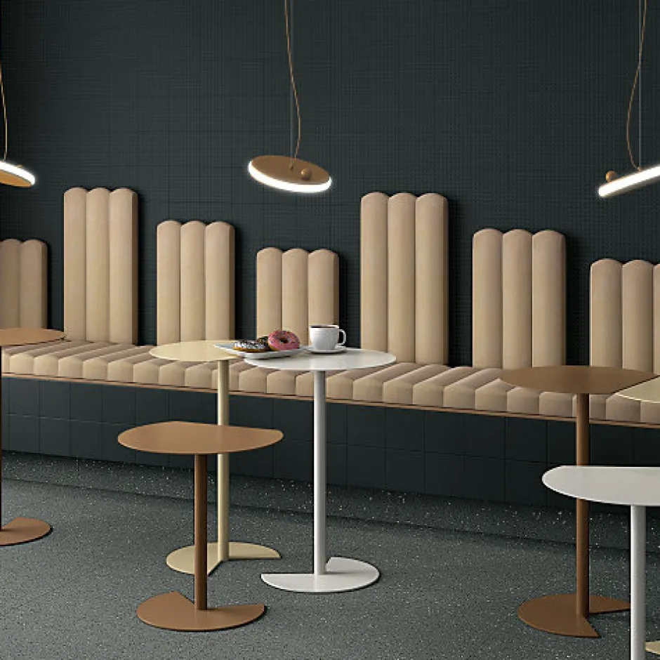 Aelle Carrelage Carrelage sol / mur effet ciment à motif 20x20 cm RIVOLI - BERGEN AZUL