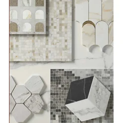 Eiffel art construction Carrelage sol / mur effet ciment 20x20 cm TERRA GIGLIO BEIGE