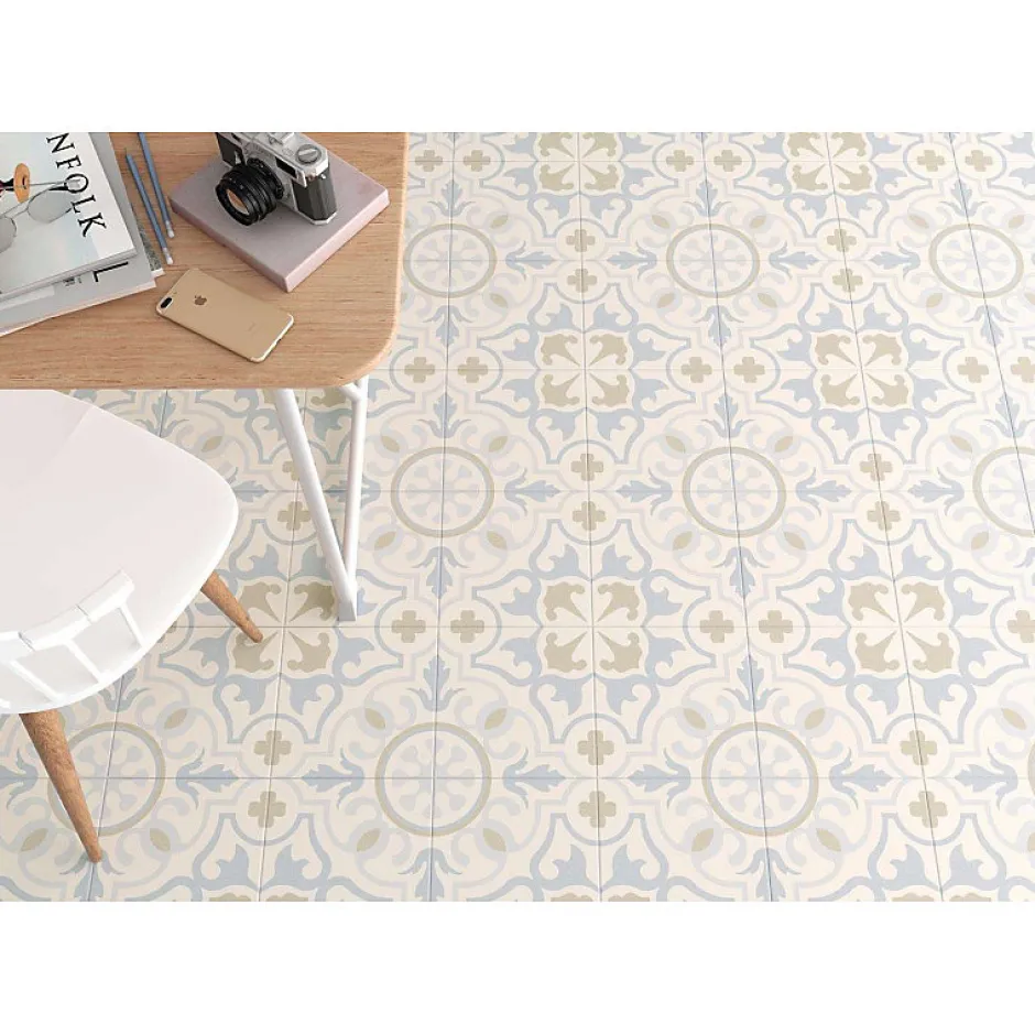 Aelle Carrelage Carrelage sol / mur effet ciment 20x20 cm SVENSKA JOLEJON