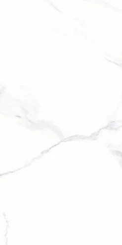 Limcaro Carrelage sol / mur effet marbre blanc POLARIS BRILLO l.60 x L.120 cm Brilliant