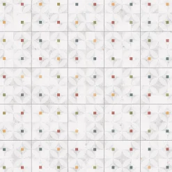 Carrelage sol / mur effet terrazzzo coloré à motif 20x20 cm STRACCIATELLA ZELTEN(vendu par boite 1m2)-Eiffel art construction Clearance