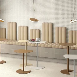 Carrelage sol / mur effet terrazzo grand format marron 80x80 cm MICRA R Umbra-Eiffel art construction Clearance