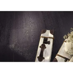 Carrelage sol / mur effet bois noir 14.4x89.3 cm ARHUS NEGRO-Aelle Carrelage Best