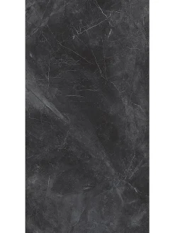 Limcaro Carrelage sol / mur effet marbre gris PULPIS NERO l.60 x L.120 cm Brillant