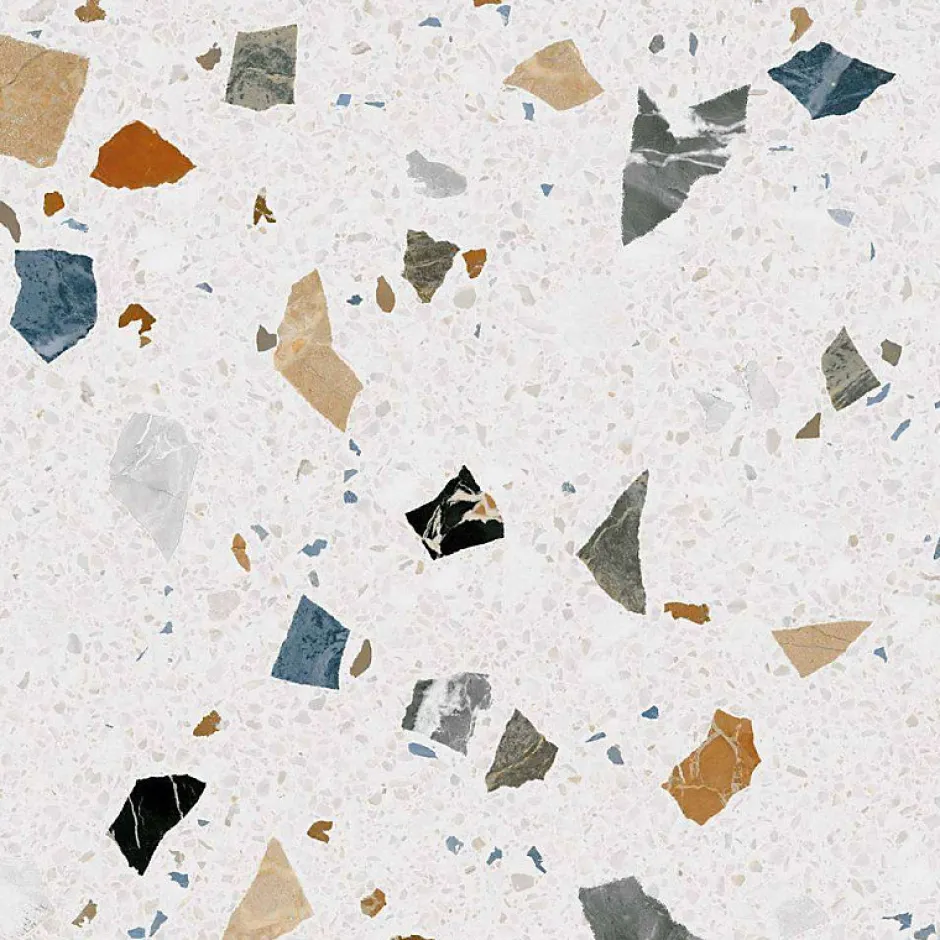 Carrelage sol / mur effet terrazzzo coloré 120x120 cm STRACCIATELLA NACAR(vendu par boite 1.44m2)-Eiffel art construction Discount