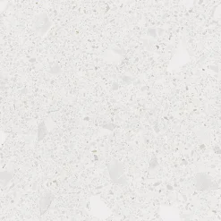 Eiffel art construction Carrelage sol / mur effet terrazzo blanc 80x80 cm MISCELA R NACAR(vendu par boite de 1.28m2)