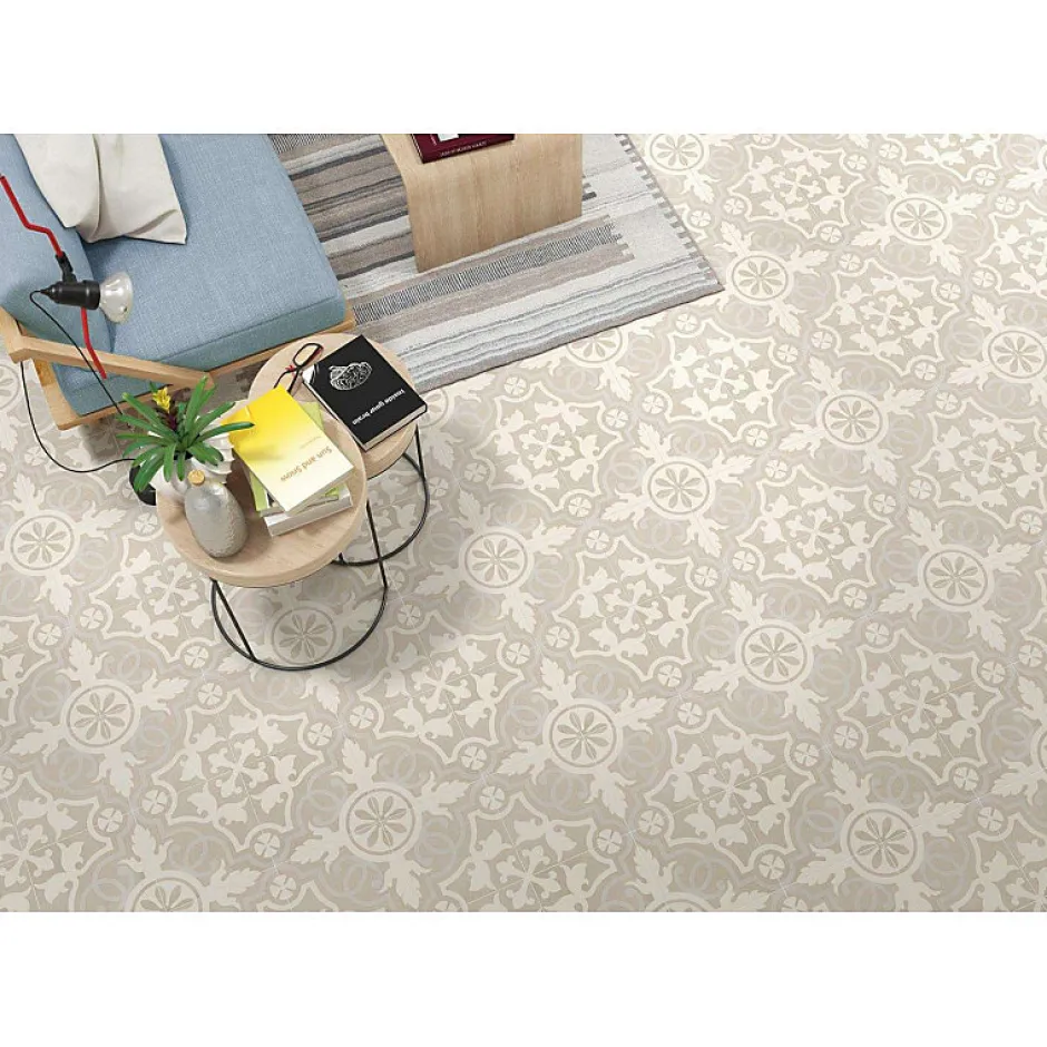 Carrelage sol / mur effet ciment 20x20 cm SVENSKA TULPAN-Aelle Carrelage Hot