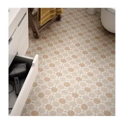 Carrelage sol / mur effet ciment 20x20 cm CAPRICE DECO TOPAZ PASTEL (vendu par boite de 1m2)-Eiffel art construction Outlet