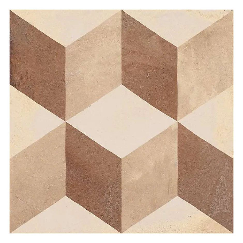 Carrelage sol / mur effet ciment 20x20 cm TERRA MIX PATCHWORK-Eiffel art construction Clearance