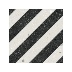 Carrelage sol / mur effet terrazzo 20x20 cm Croccante Pastiera Grafito(vendu par boite de 1m2)-Eiffel art construction Clearance