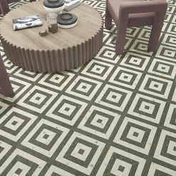 Carrelage sol / mur effet terrazzo 20x20 cm Croccante Pastiera Grafito(vendu par boite de 1m2)-Eiffel art construction Clearance