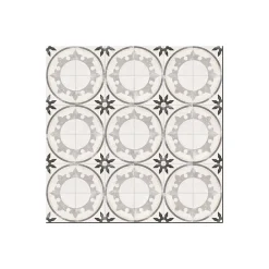 Aelle Carrelage Carrelage sol / mur effet ciment 20x20 cm FIYI BLANCO NASSAU