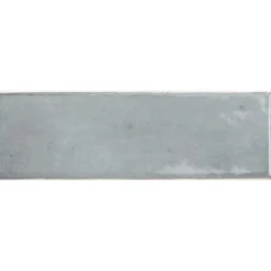 Carrelage sol / mur effet zellige bejmat marocain 5X15 cm bleu brillant 5X15 cm COCO BLUE GRASS WALL-Aelle Carrelage New