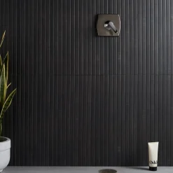 Carrelage sol / mur effet bois bambou à relief 60x120 cm ARTWOOD RIBBON BLACK-Aelle Carrelage Discount
