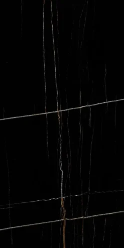 Carrelage sol / mur effet marbre noir ELEGANCE BLACK l.60 x L.120 cm Brilliant-Limcaro Best