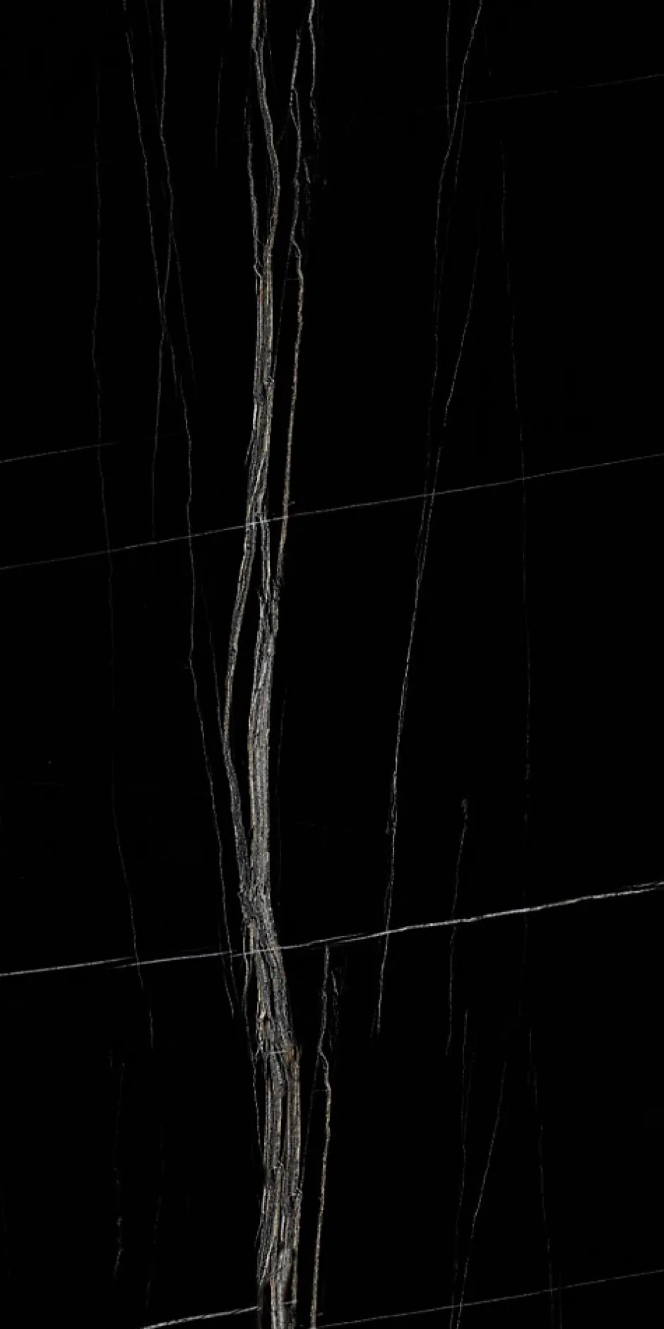 Carrelage sol / mur effet marbre noir ELEGANCE BLACK l.60 x L.120 cm Brilliant-Limcaro Best