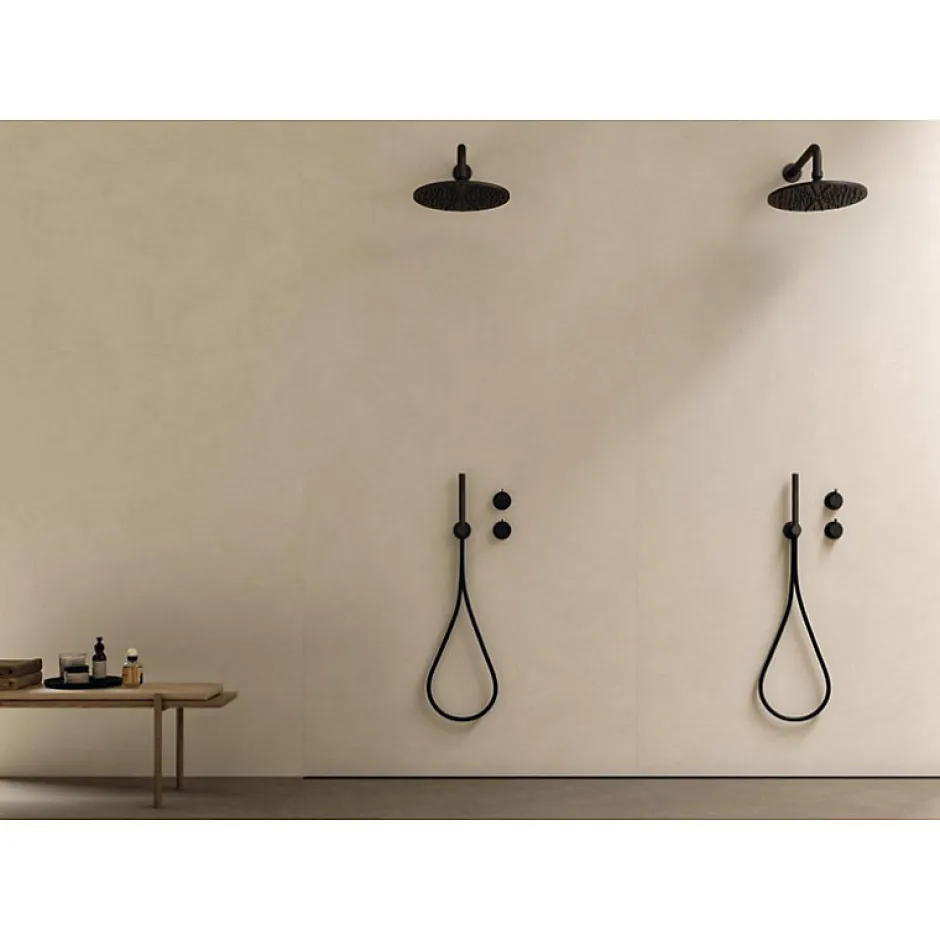 Aelle Carrelage Carrelage sol / mur effet béton ciré naturel 120x120 cm Boost natural Kaolin