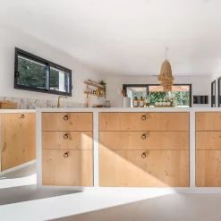 Aelle Carrelage Carrelage sol / mur effet béton ciré naturel 120x120 cm Boost natural Kaolin