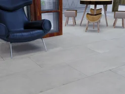 Limcaro Carrelage sol / mur effet béton gris EPOCH SILVER l.60 x L.120 cm Mat