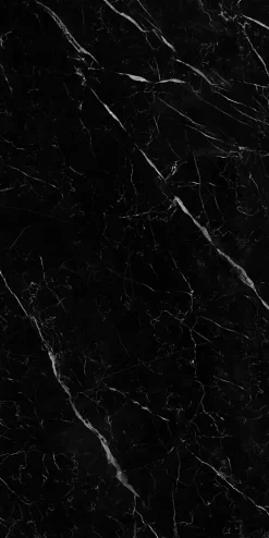 Limcaro Carrelage sol / mur effet marbre noir SAINT LAURENT l.60 x L.120 cm Brilliant