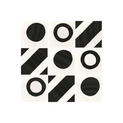 Carrelage sol / mur effet ciment 20x20 cm CAPRICE DÉCO BALANCE B&W(vendu par boite de 1m2)-Eiffel art construction New