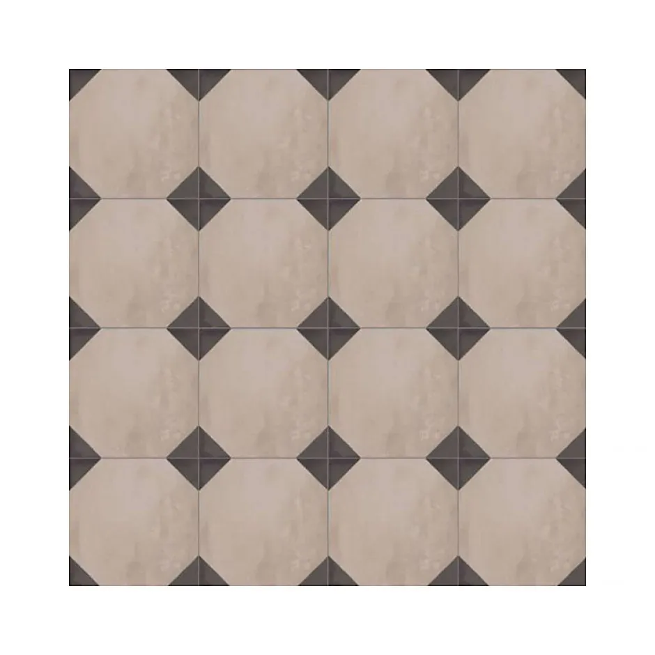 Eiffel art construction Carrelage sol / mur effet ciment 20x20 cm TERRA OTTAGONO