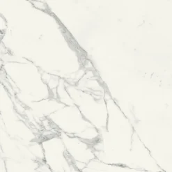 Carrelage sol / mur effet marbre blanc 120X120 cm - SCULTOREA statuario vena argento J452-Aelle Carrelage Best