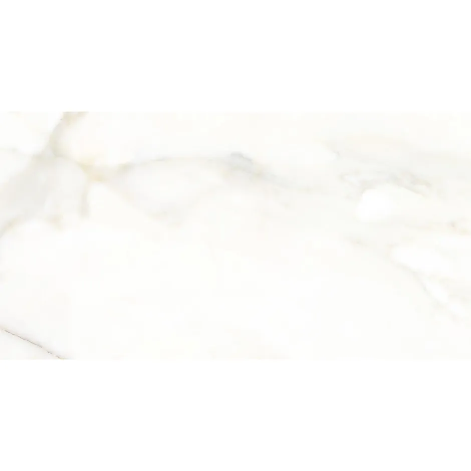 Aelle Carrelage Carrelage sol / mur effet marbre blanc et beige 60x120 cm mate - MYK-CARLO GOLD