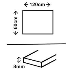 Limcaro Carrelage sol / mur effet marbre BODO BEIGE l.60 x L.120 cm Mat