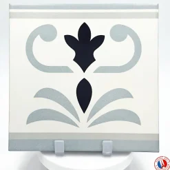 Aelle Carrelage Carrelage sol / mur effet ciment 20x20 cm 1900 VALVANERA 2 BORDURE