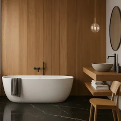 Aelle Carrelage Carrelage sol / mur effet marbre noir 60x120 cm mate - MYK- ST LAURENT