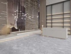 Limcaro Carrelage sol / mur effet marbre gris PULPIS GREY l.60 x L.120 cm Brillant