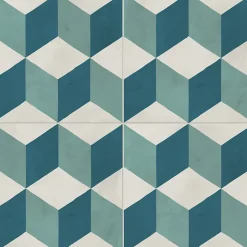 Carrelage sol / mur effet ciment vieilli 20x20 cm TERRA ART CUBO O.C-Aelle Carrelage Online