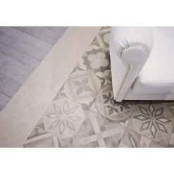 Aelle Carrelage Carrelage sol / mur effet béton 30x30 cm RIBADEO BLANCO