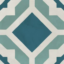 Aelle Carrelage Carrelage sol / mur effet ciment vieilli 20x20 cm TERRA ART GEOMETRIA O.C