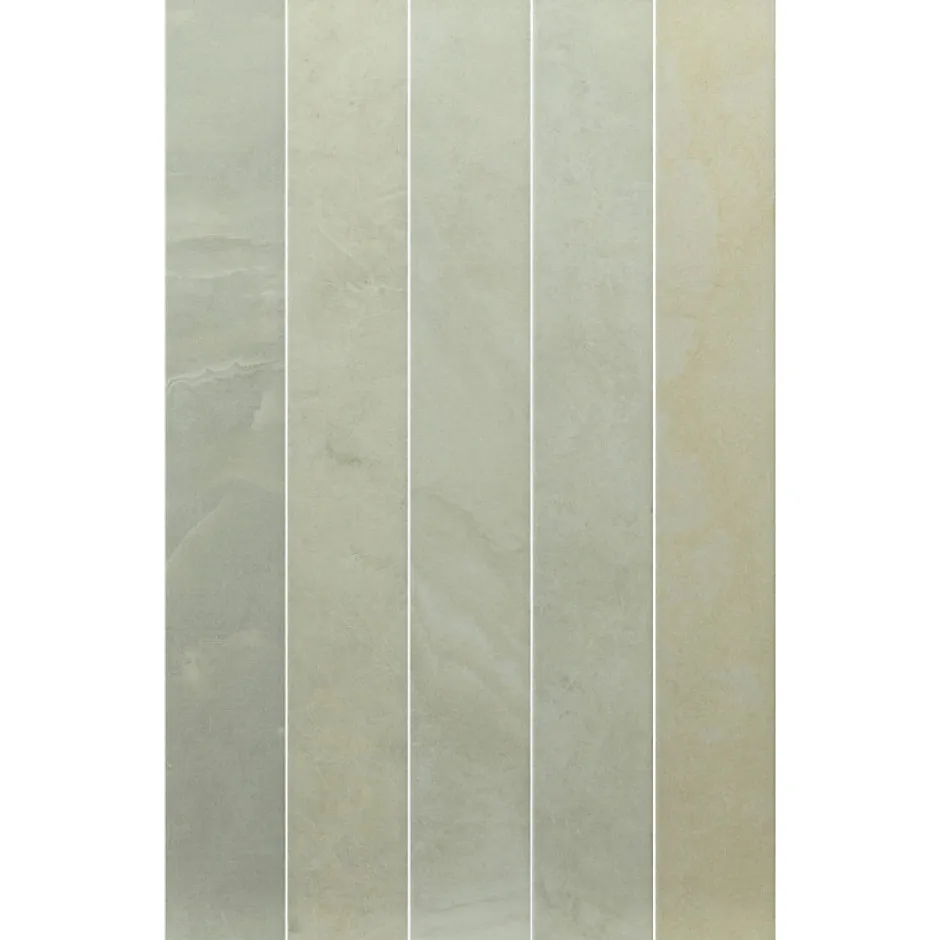 carrelage sol / mur effet marbre vert 7,5x60 cm - MARMONIS MATCHA-Aelle Carrelage New