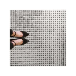 Carrelage sol / mur effet ciment motif feutré 20x20 cm VODEVIL PAIX SOMBRA-Aelle Carrelage Sale